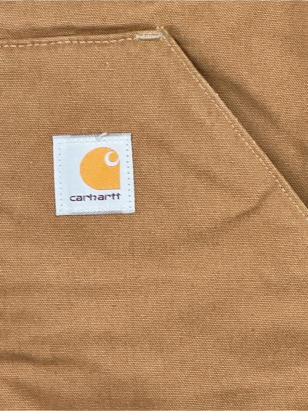 Carhartt Vest Men XL Reg Brown Cotton Duck Canvas Quilted Outdoor Hunting Spring - Picture 3 of 9